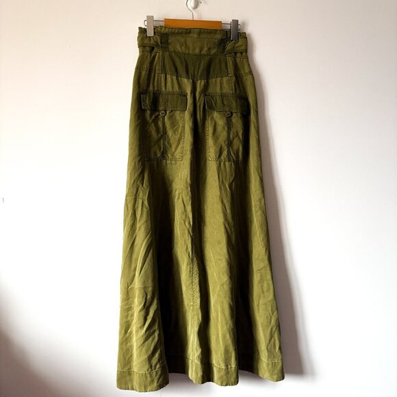 Free People Olive Maxi Skirt NWOT! - Picture 8 of 10